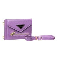 Чехол для Samsung SM-F731B (Galaxy Z Flip 5) экокожа с ремешком <фиолетовый> ― Оптовый PromiseMobile