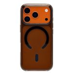 Чехол для Apple iPhone 17 Pro, iPhone 18 Pro пластиковый MagSafe Сlear Сase <черно-прозрачный> (премиум)
