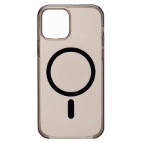 Чехол для Apple iPhone 12, iPhone 12 Pro пластиковый MagSafe №4 <черный> ― Оптовый PromiseMobile