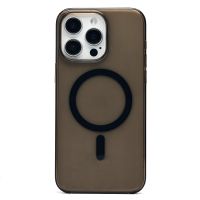 Чехол для Apple iPhone 15 Pro Max пластиковый MagSafe №4 <черный> (премиум) ― Оптовый PromiseMobile