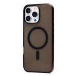 Чехол для Apple iPhone 16 Pro Max пластиковый MagSafe №4 <черный> (премиум)
