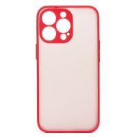 Чехол для Apple iPhone 13 Pro Max пластиковый с окантовкой <красный> ― Оптовый PromiseMobile