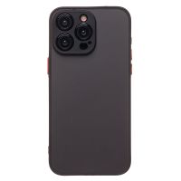 Чехол для Apple iPhone 15 Pro Max пластиковый с окантовкой <черный> ― Оптовый PromiseMobile