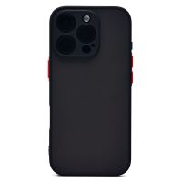 Чехол для Apple iPhone 16 Pro пластиковый с окантовкой <черный> ― Оптовый PromiseMobile