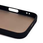 Чехол для Apple iPhone 16 Pro пластиковый с окантовкой <черный>