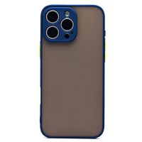 Чехол для Apple iPhone 16 Pro Max пластиковый с окантовкой <темно-синий> ― Оптовый PromiseMobile