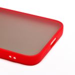 Чехол для Huawei Honor 400 Lite (ABR-NX1) пластиковый с окантовкой <красный>