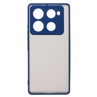 Чехол для Infinix Note 40 Pro (X6850) пластиковый с окантовкой <синий> ― Оптовый PromiseMobile