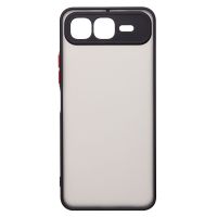 Чехол для Infinix Smart 10 Plus (X6725B) пластиковый с окантовкой <черный> ― Оптовый PromiseMobile