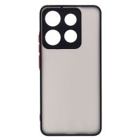 Чехол для Infinix Smart 7 (X6515) пластиковый с окантовкой <черный> ― Оптовый PromiseMobile