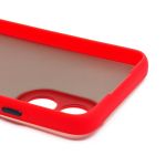 Чехол для Oppo A18 (CPH2591), A38 (CPH2579) пластиковый с окантовкой <красный>