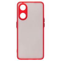 Чехол для Oppo Reno 8T (CPH2481) пластиковый с окантовкой <красный> ― Оптовый PromiseMobile