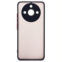 Чехол для Realme 11 (RMX3636) пластиковый с окантовкой <черный> ― Оптовый PromiseMobile