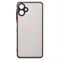 Чехол для Samsung SM-A065F (Galaxy A06) пластиковый с окантовкой <черный> ― Оптовый PromiseMobile