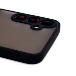 Чехол для Samsung SM-A256E (Galaxy A25 5G) пластиковый с окантовкой <черный>