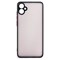 Чехол для Samsung SM-A055F (Galaxy A05) пластиковый с окантовкой <черный> ― Оптовый PromiseMobile