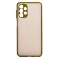 Чехол для Samsung SM-A135F (Galaxy A13) пластиковый с окантовкой <зеленый> ― Оптовый PromiseMobile