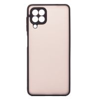 Чехол для Samsung SM-M325F (Galaxy M32) пластиковый с окантовкой <черный> ― Оптовый PromiseMobile