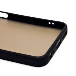 Чехол для Tecno Spark Go 2 (KM4) пластиковый с окантовкой <черный>