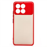Чехол для Xiaomi Poco F6 Pro (23113RKC6G) пластиковый с окантовкой <красный> ― Оптовый PromiseMobile