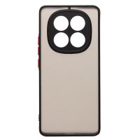 Чехол для Xiaomi Poco X7 (24095PCADG) пластиковый с окантовкой <черный> ― Оптовый PromiseMobile