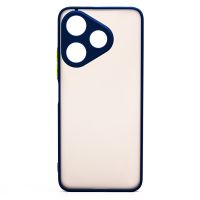 Чехол для Xiaomi Redmi 13 (24040RN64Y) пластиковый с окантовкой <темно-синий> ― Оптовый PromiseMobile