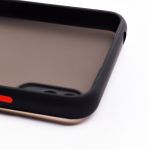 Чехол для Xiaomi Redmi 9A пластиковый с окантовкой <черный>