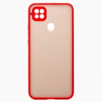 Чехол для Xiaomi Redmi 9C пластиковый с окантовкой <красный> ― Оптовый PromiseMobile