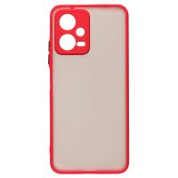 Чехол для Xiaomi Poco X5 5G (22111317PG), Redmi Note 12 5G (22111317I) пластиковый с окантовкой <красный> ― Оптовый PromiseMobile
