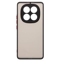 Чехол для Xiaomi Redmi Note 14 Pro 5G (24090RA29G) пластиковый с окантовкой <черный> ― Оптовый PromiseMobile