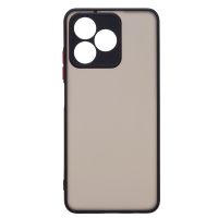 Чехол для Realme C51 (RMX3830), C53 (RMX3760), Note 50 (RMX3834) пластиковый с окантовкой <черный> ― Оптовый PromiseMobile