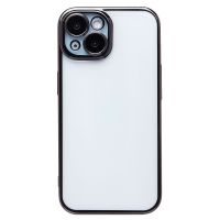 Чехол для Apple iPhone 15 пластиковый с закрытой камерой <черный> ― Оптовый PromiseMobile