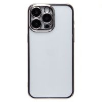 Чехол для Apple iPhone 15 Pro Max пластиковый с закрытой камерой <серебристый> ― Оптовый PromiseMobile