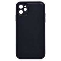 Чехол для Apple iPhone 11 пластиковый вставка экокожа <черный> ― Оптовый PromiseMobile