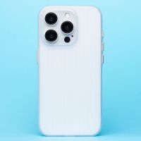 Чехол для Apple iPhone 15 Pro пластиковый рифленый <прозрачный> ― Оптовый PromiseMobile