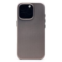 Чехол для Apple iPhone 16 Pro пластиковый рифленый <титановый> ― Оптовый PromiseMobile