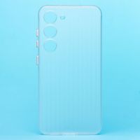 Чехол для Samsung SM-S911B (Galaxy S23) пластиковый рифленый <прозрачный> ― Оптовый PromiseMobile