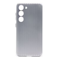 Чехол для Samsung SM-S911B (Galaxy S23) пластиковый рифленый <серебристый> ― Оптовый PromiseMobile