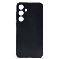 Чехол для Samsung SM-S926B (Galaxy S24 Plus) пластиковый рифленый <черный> ― Оптовый PromiseMobile