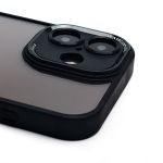 Чехол для Apple iPhone 16 пластиковый с закрытой камерой №2 <черный>