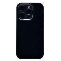 Чехол для Apple iPhone 16 Pro пластиковый с закрытой камерой №2 <черный> ― Оптовый PromiseMobile