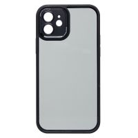 Чехол для Apple iPhone 12 пластиковый с закрытой камерой №2 <черный> ― Оптовый PromiseMobile