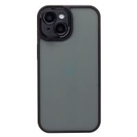 Чехол для Apple iPhone 15 пластиковый с закрытой камерой №2 <черный> ― Оптовый PromiseMobile