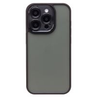 Чехол для Apple iPhone 15 Pro пластиковый с закрытой камерой №2 <черный> ― Оптовый PromiseMobile