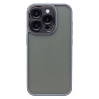 Чехол для Apple iPhone 15 Pro пластиковый с закрытой камерой №2 <серый> ― Оптовый PromiseMobile