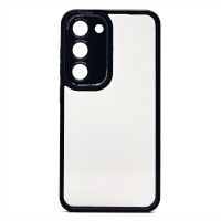 Чехол для Samsung SM-S911B (Galaxy S23) пластиковый с закрытой камерой №2 <черный> ― Оптовый PromiseMobile