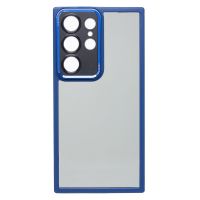 Чехол для Samsung SM-S918B (Galaxy S23 Ultra) пластиковый с закрытой камерой №2 <синий> ― Оптовый PromiseMobile