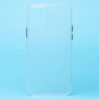 Чехол для Apple iPhone 12, iPhone 12 Pro пластиковый Coblue Matte <прозрачно-белый> ― Оптовый PromiseMobile