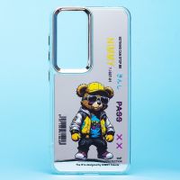 Чехол для Samsung SM-S921B (Galaxy S24) силиконовый (рис. 092/мишка) <серый> ― Оптовый PromiseMobile