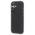 Чехол для Apple iPhone 16 пластиковый с закрытой камерой №3 <черный>
